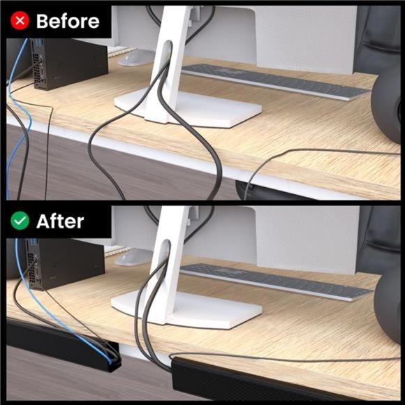 Cable Management Under Desk Kit(96''J Channel 6X16in)Under Desk Cable Management - Picture 10 of 16